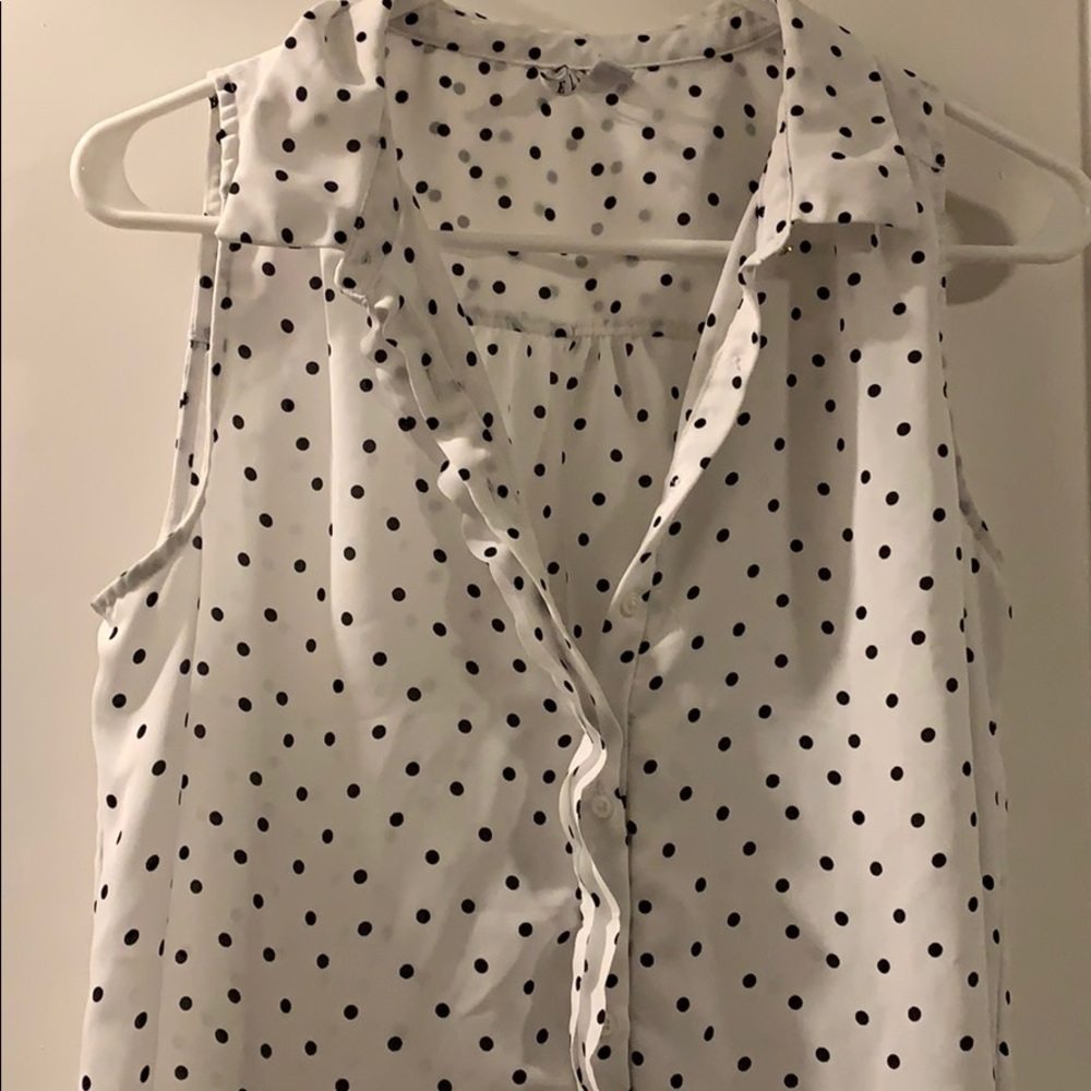 Polka dot blouse
